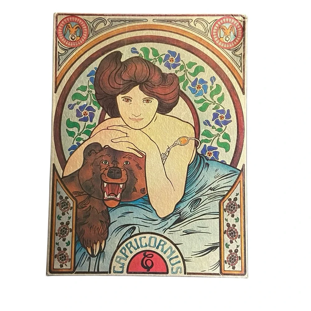 Vintage Capricorn Zodiac 1500 Piece Puzzle‎ International Team Italy Rare